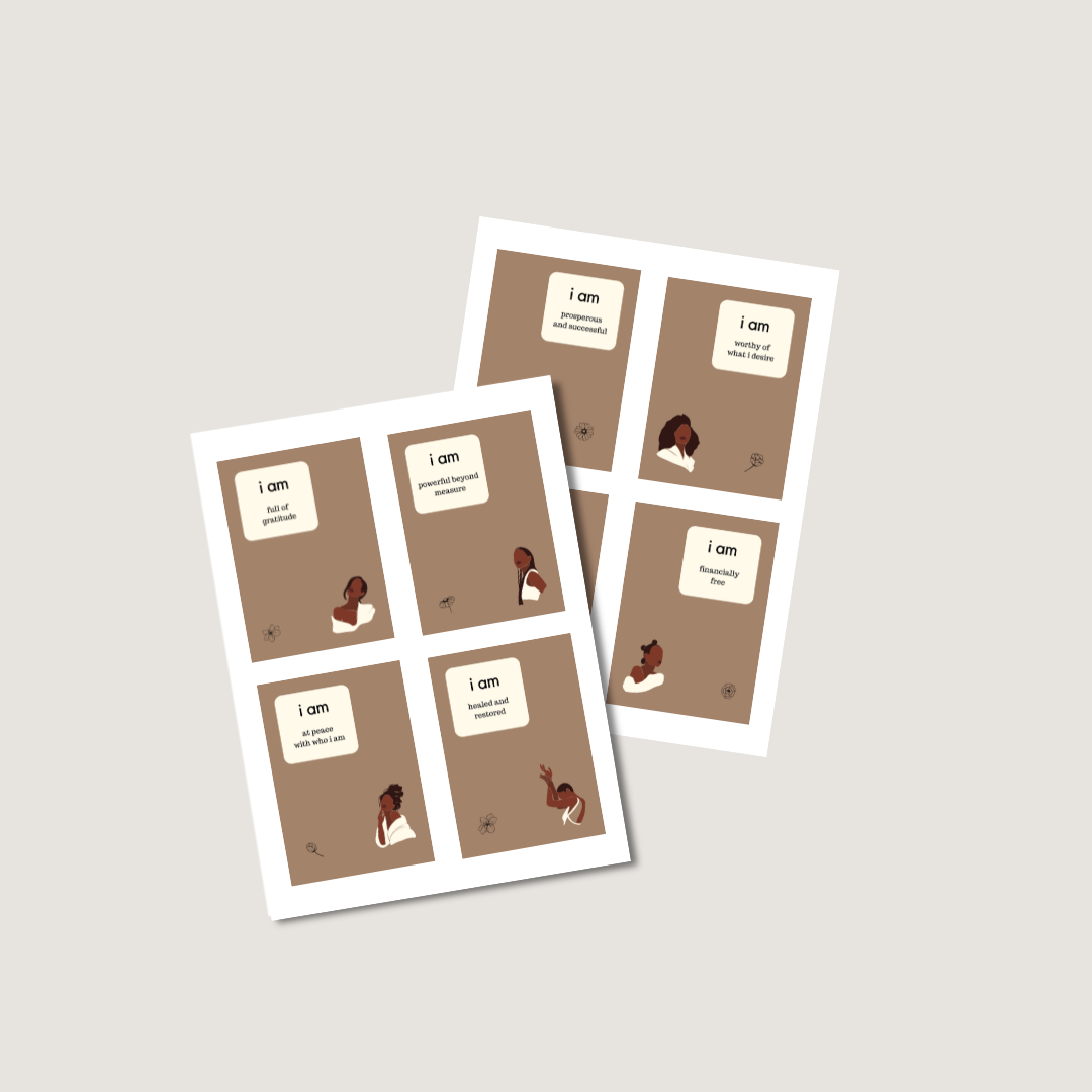 100 Affirmation Cards for Women | Positive Quotes | Printable Cards | Digital Download | Multiple Sizes
